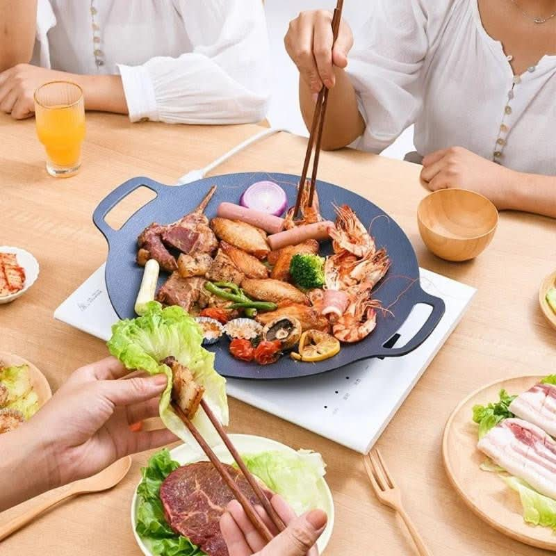 Multi - function stone grill pan non - stick pan - LVFBUY