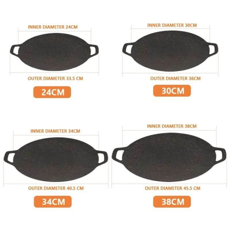 Multi - function stone grill pan non - stick pan - LVFBUY