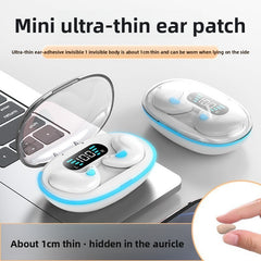 invisible sleep headset bone conduction mini ultra-small noise reduction digital display ultra-long battery life Bluetooth headset